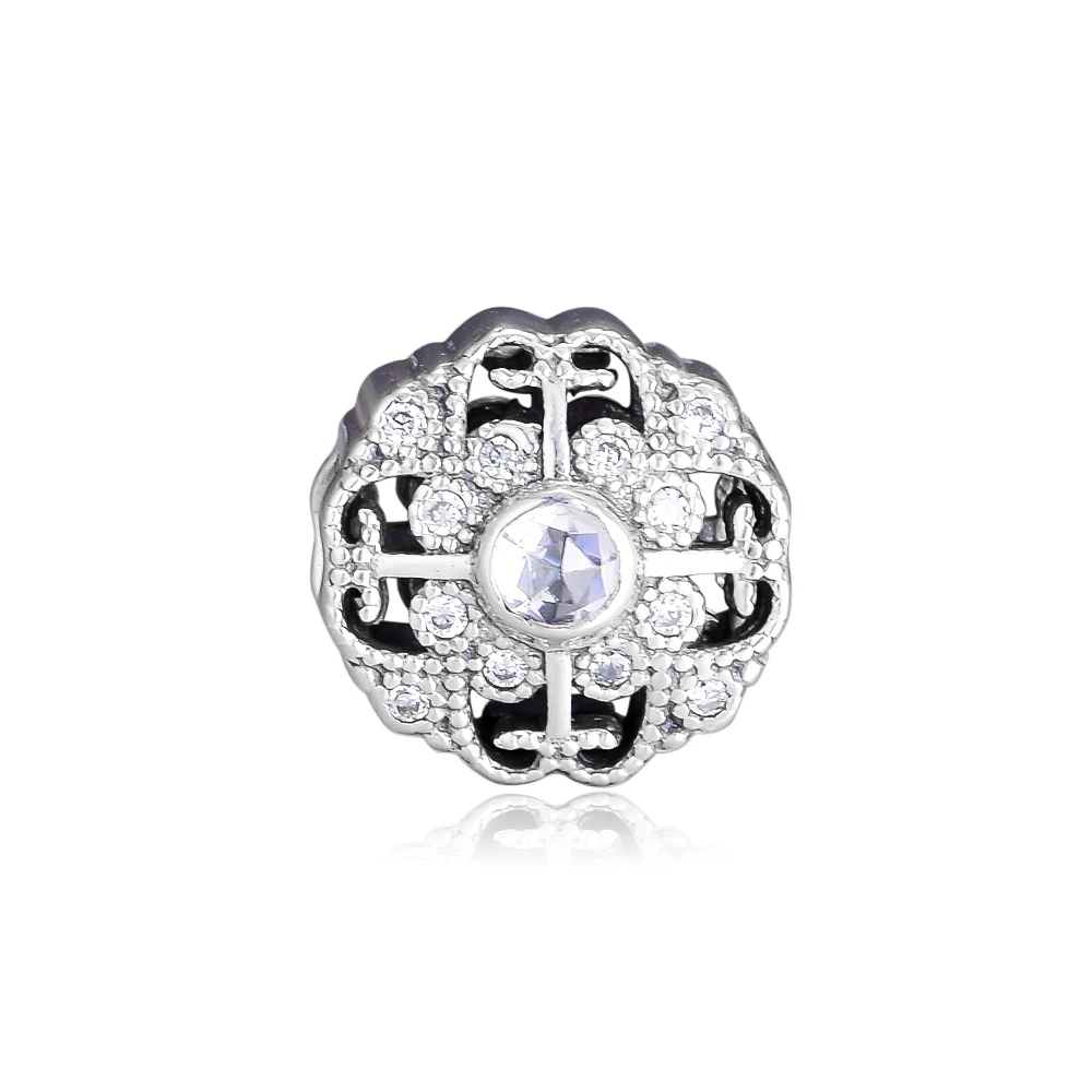 CKK Fit браслеты Pandora сказочные шармы в виде цветка 925 оригинальные из стерлингового