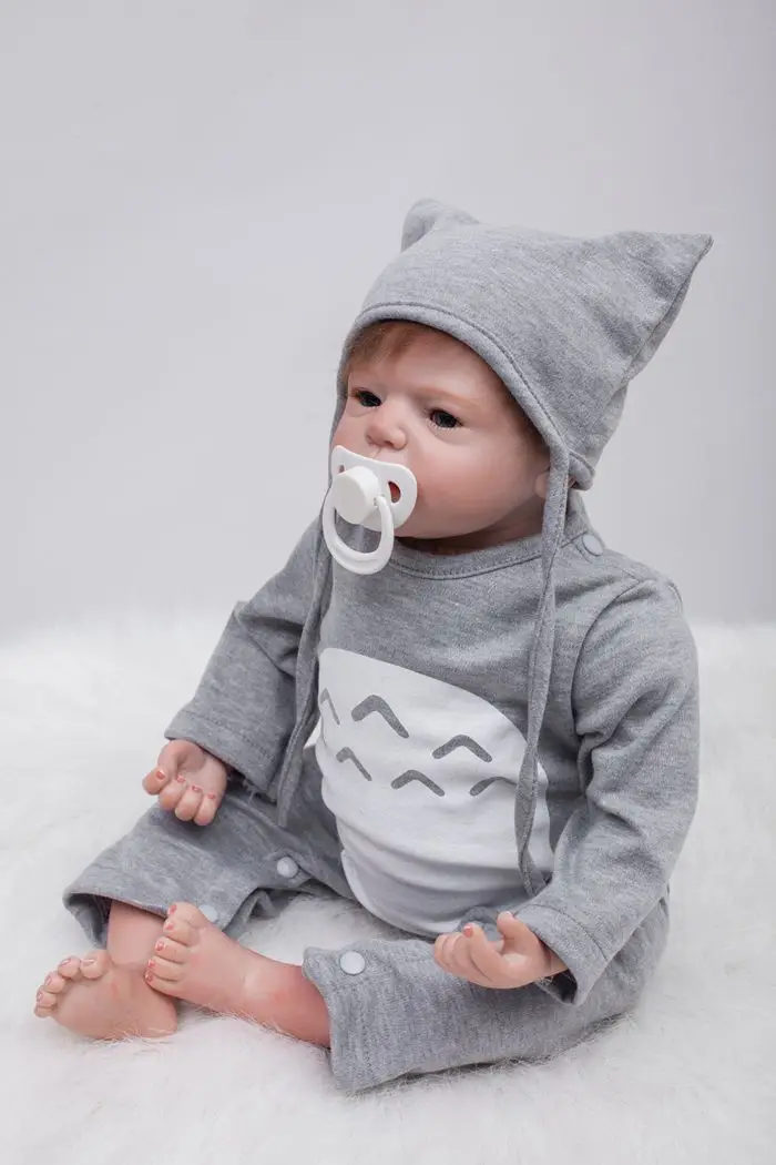 22 &quot55 см ручная работа реалистичные детские силиконовые виниловые куклы для