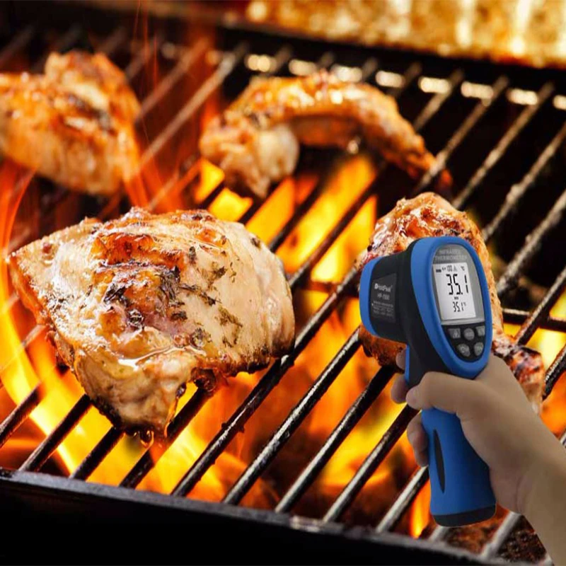 Лазерный термометр holdpeak doble лазерный цифровой инфракрасный бесконтактный