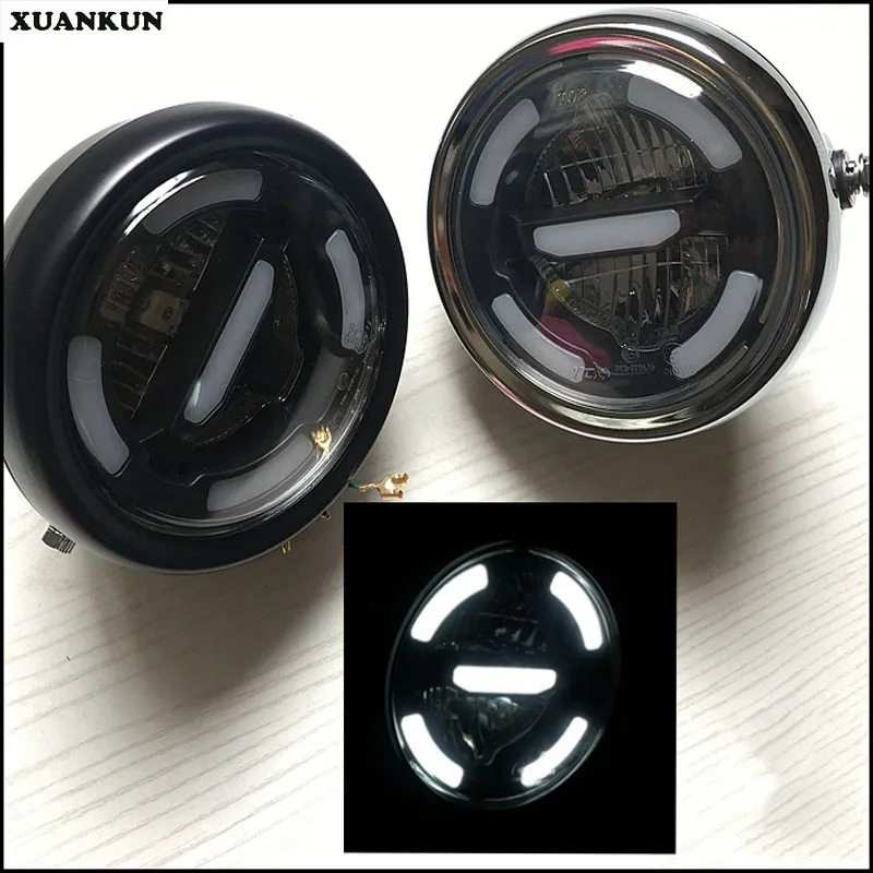 XUANKUN GN кафе гонщик V кофе ретро мотоцикл модифицированный светодиодный налобный