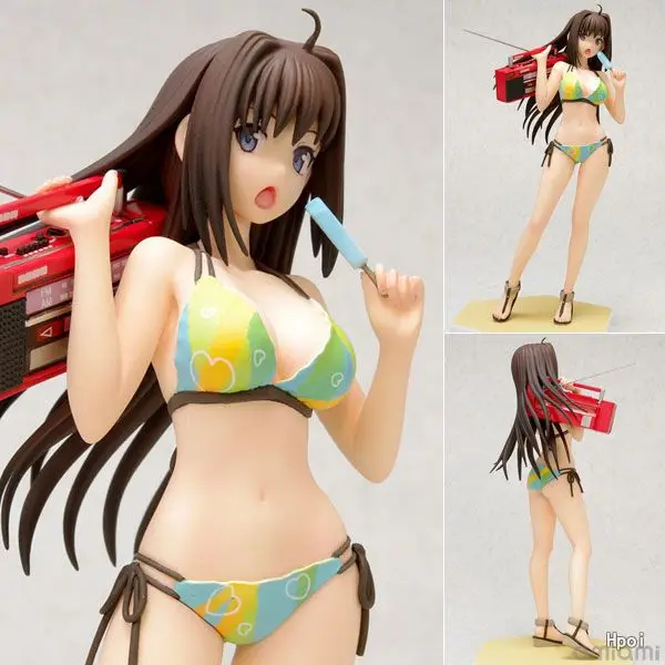 

New Aozaki Aoko Wave Beach Queen Sexy Mahoutsukai no Yoru Magic Gunner Miss Blue 1/10 Scale Action Figure