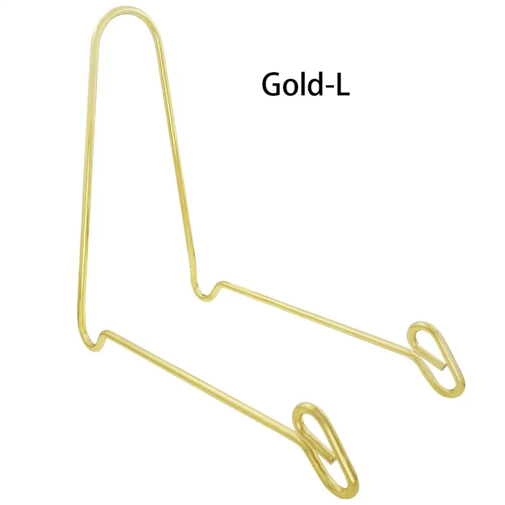 Gold-L Artlive Дисплей мольберт со стойкой железная чаша подставки для дисплея Большие глубокие чаши, тарелки и глубокие блюда - Цвет: Gold-L