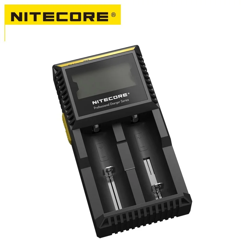 Зарядное устройство Nitecore D2 с ЖК-дисплеем универсальное умное зарядное для