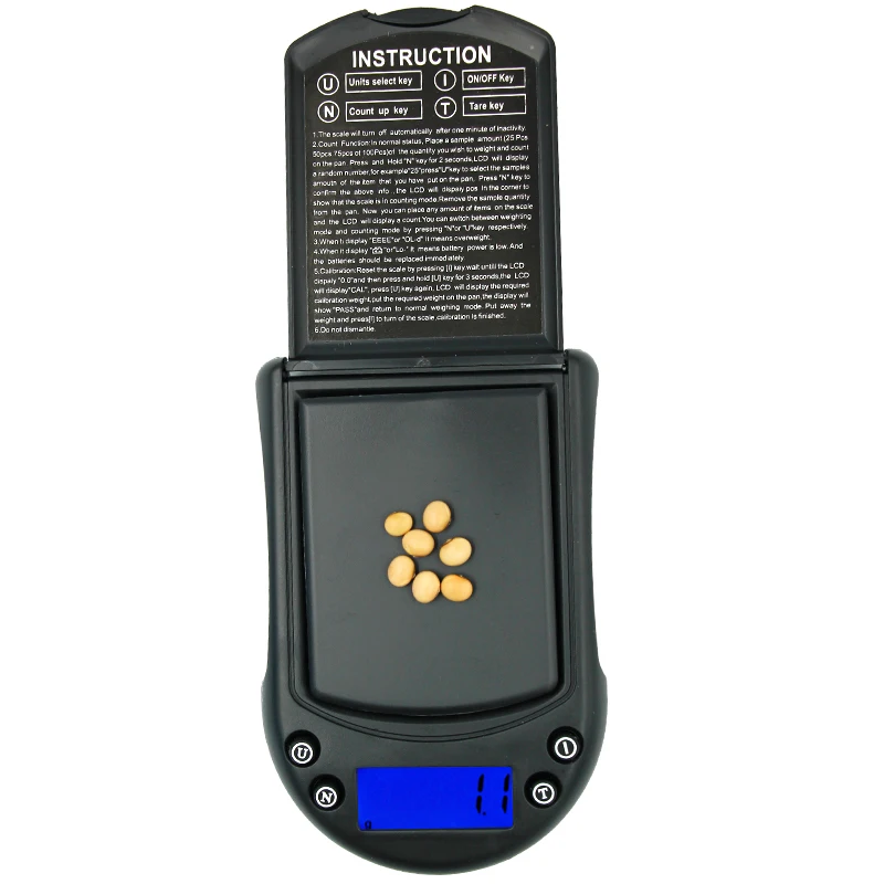 

by DHL Fedex 100pcs /lot 1 kg 1000g/ 0.1g Weighing Scales LCD Display Backlight electronic digital Jewelry gold balance scale