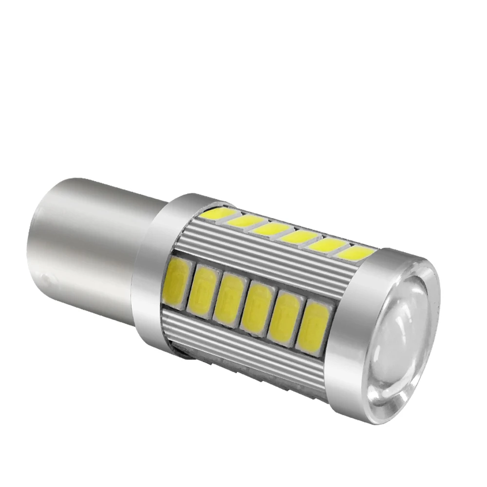 1 Автомобильный светодиодный 1157 33 SMD сигнальный фонарь тормоз P21W/5W BAY15D