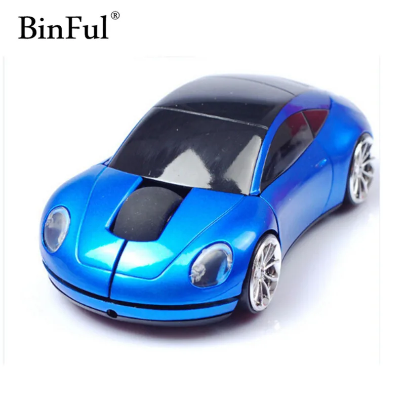 BinFul новая мини 2 4 ГГц 1600 точек/дюйм 10 м Беспроводная Автомобильная цветная USB