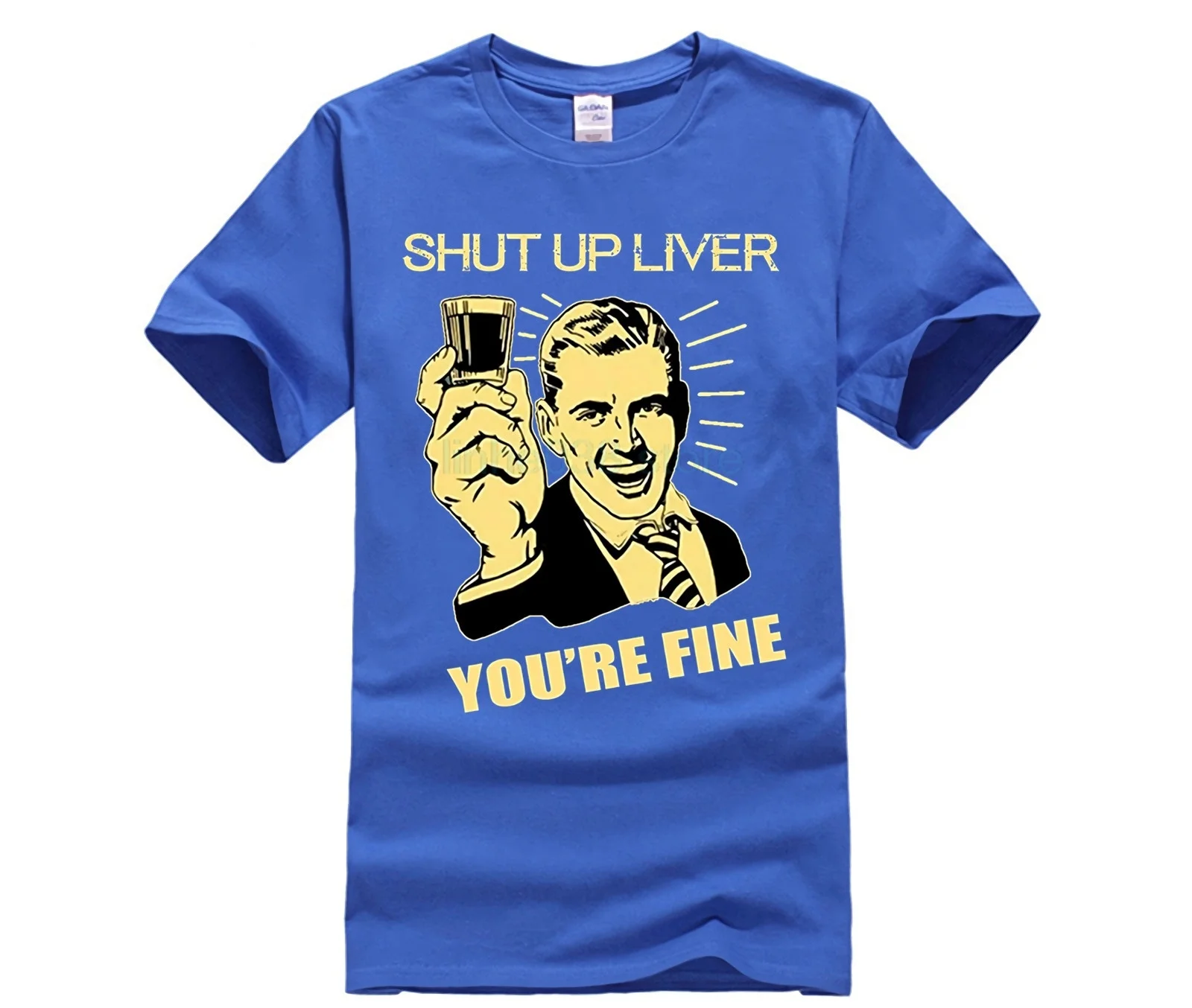 Shut Up Liver Youre тонкая забавная Алкогольная футболка на заказ с коротким рукавом