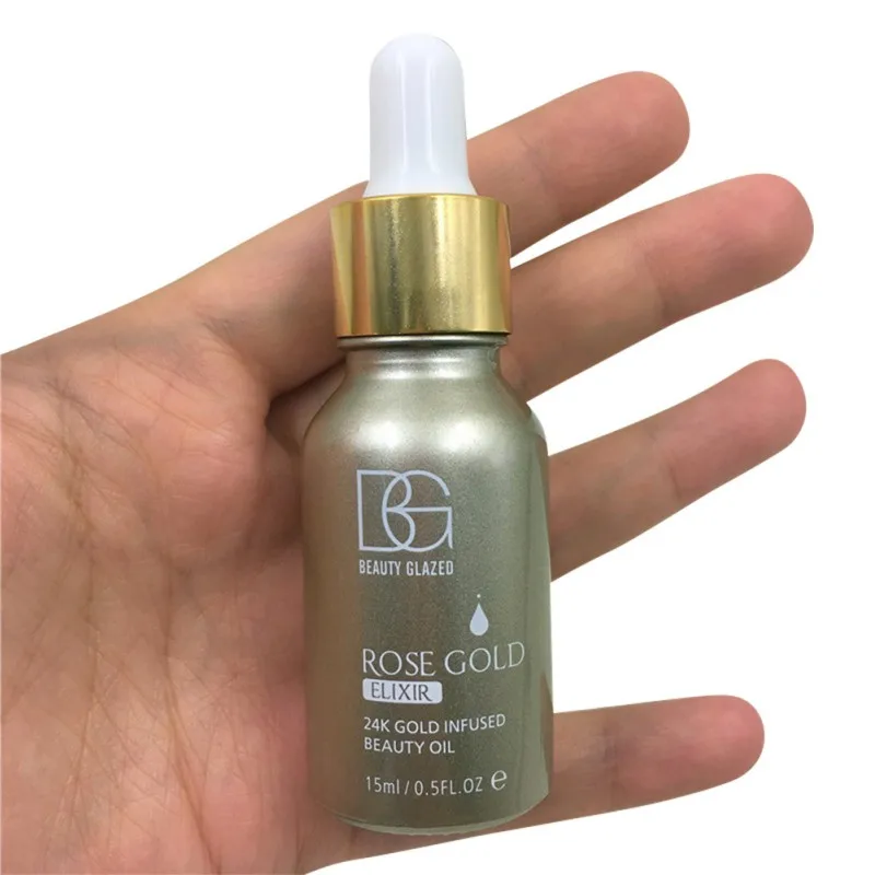 Новый 24k розовое золото Elixir излучающий увлажнитель для лица Уход за эфирным