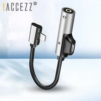 accezz for apple phone adapter for iphone x 8 7 plus xs max xr 2 in 1 3 5mm jack to headphone listening aux splitter connecter