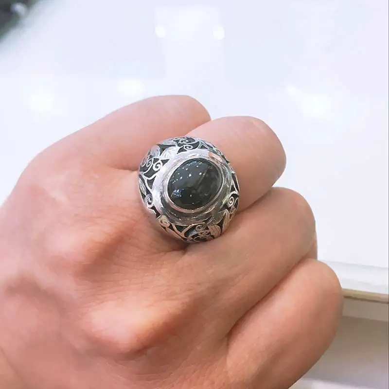 FNJ 925 Серебряное кольцо с цветком новые кольца из искусственного камня S925