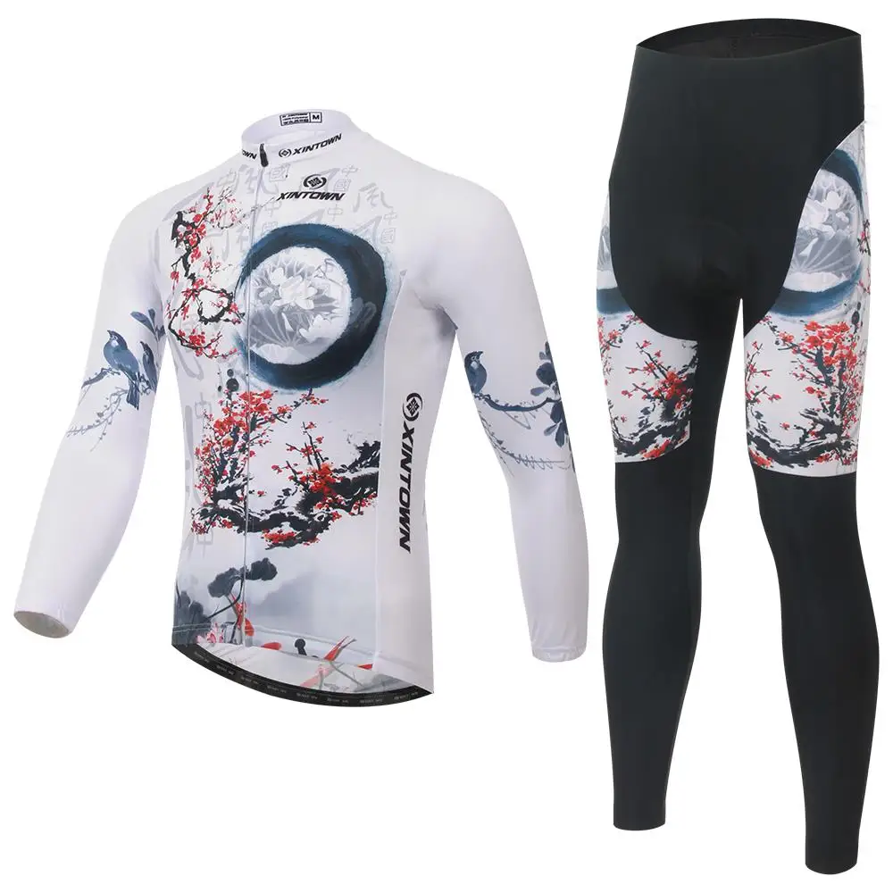 2015 ciclismo Racing Bicycle Bike Team Out Sports Long Sleeve Cycling Jersey Pant S-3XL Free Shipping | Спорт и развлечения