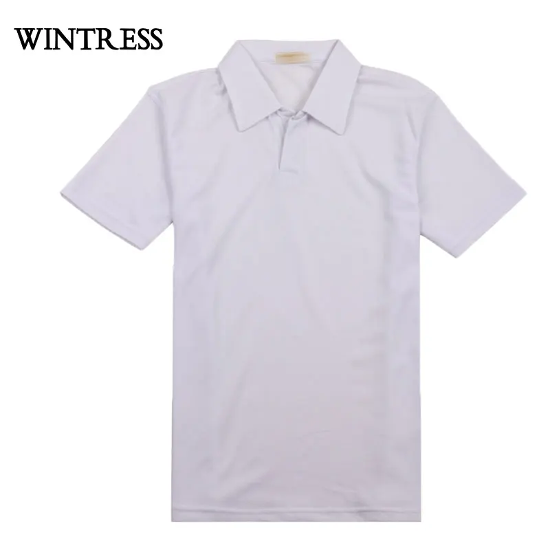 WINTRESS Men Casual Style Camisa Polo Shirt New Design Solid Turn Down Collar Top Unisex Clothes Can Custom Logo | Мужская одежда