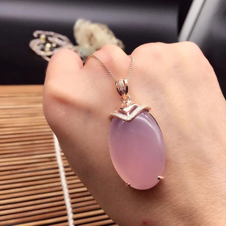KJJEAXCMY boutique jewels 925 золотая медуллярная синяя пудра и сапфировый кристалл подвесные