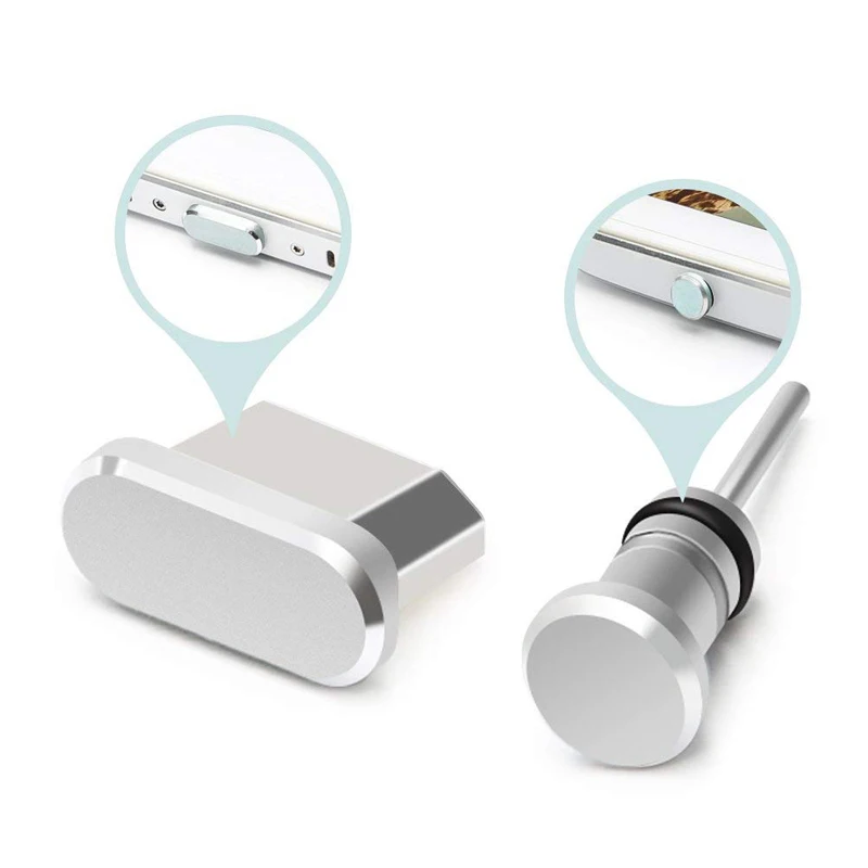 5 комплектов порт зарядки Micro USB и 3,5 мм разъем для наушников для Мобильного Телефона Пылезащитный Набор для samsung Galaxy S2 S3 S4 S5 S6 S7 Пылезащитная заглушка