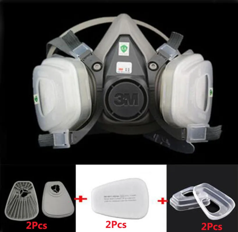 Промышленная покраска респиратор Пылезащитная противогаз маска для 3 м 6200 501 5N11