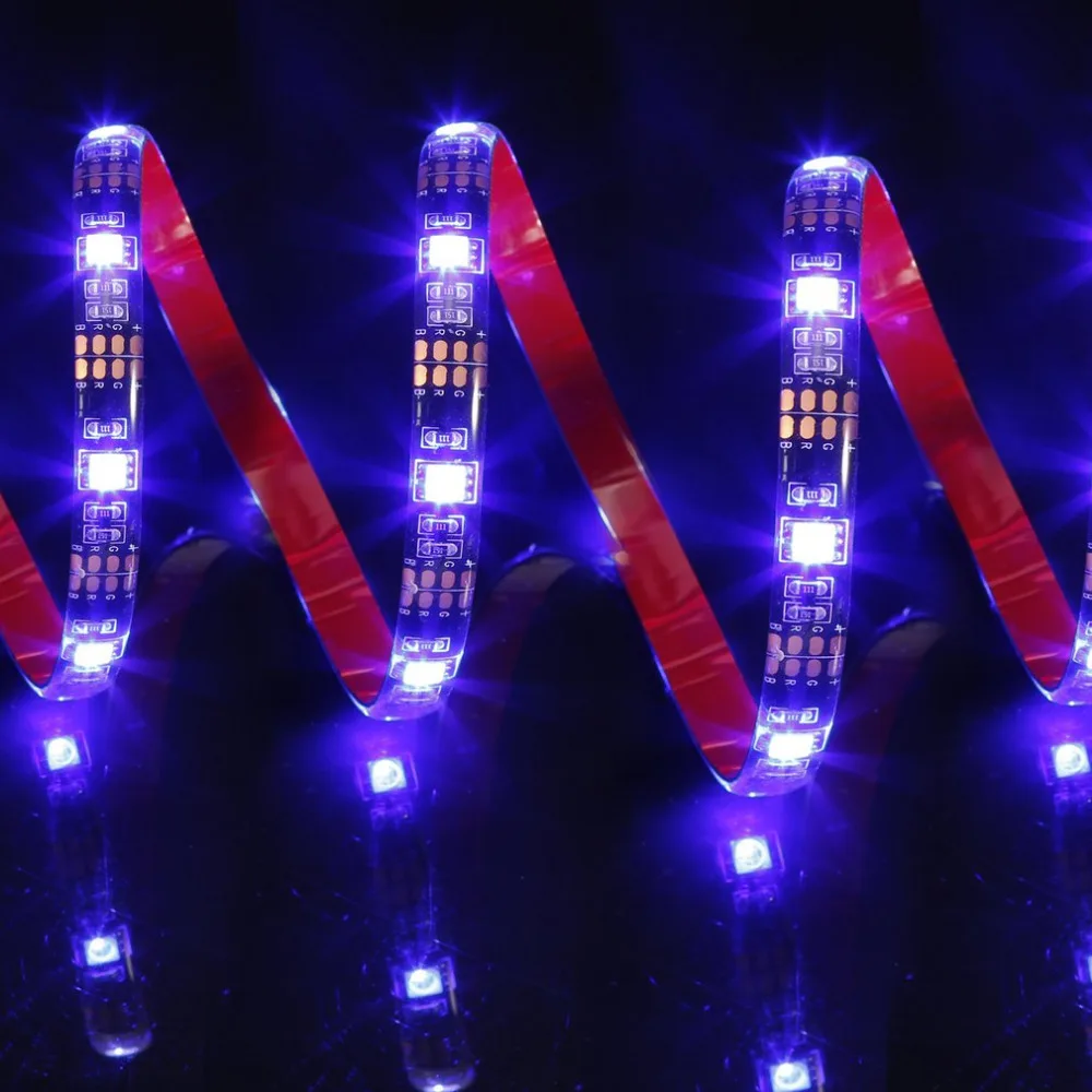 ICOCO 150 светодиодный 5 m гибкие SMD 5050 RGB Водонепроницаемый светодиодные полосы бар с