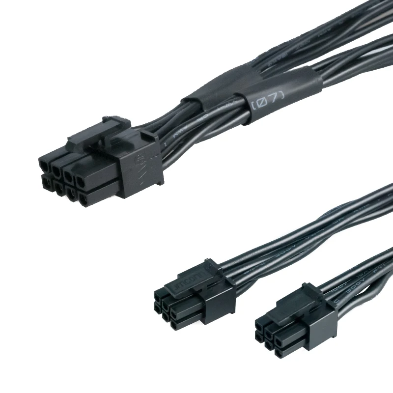 Кабель адаптера питания RGeek 16AWG PCI Express 8-контактный двойной 6-контактный для