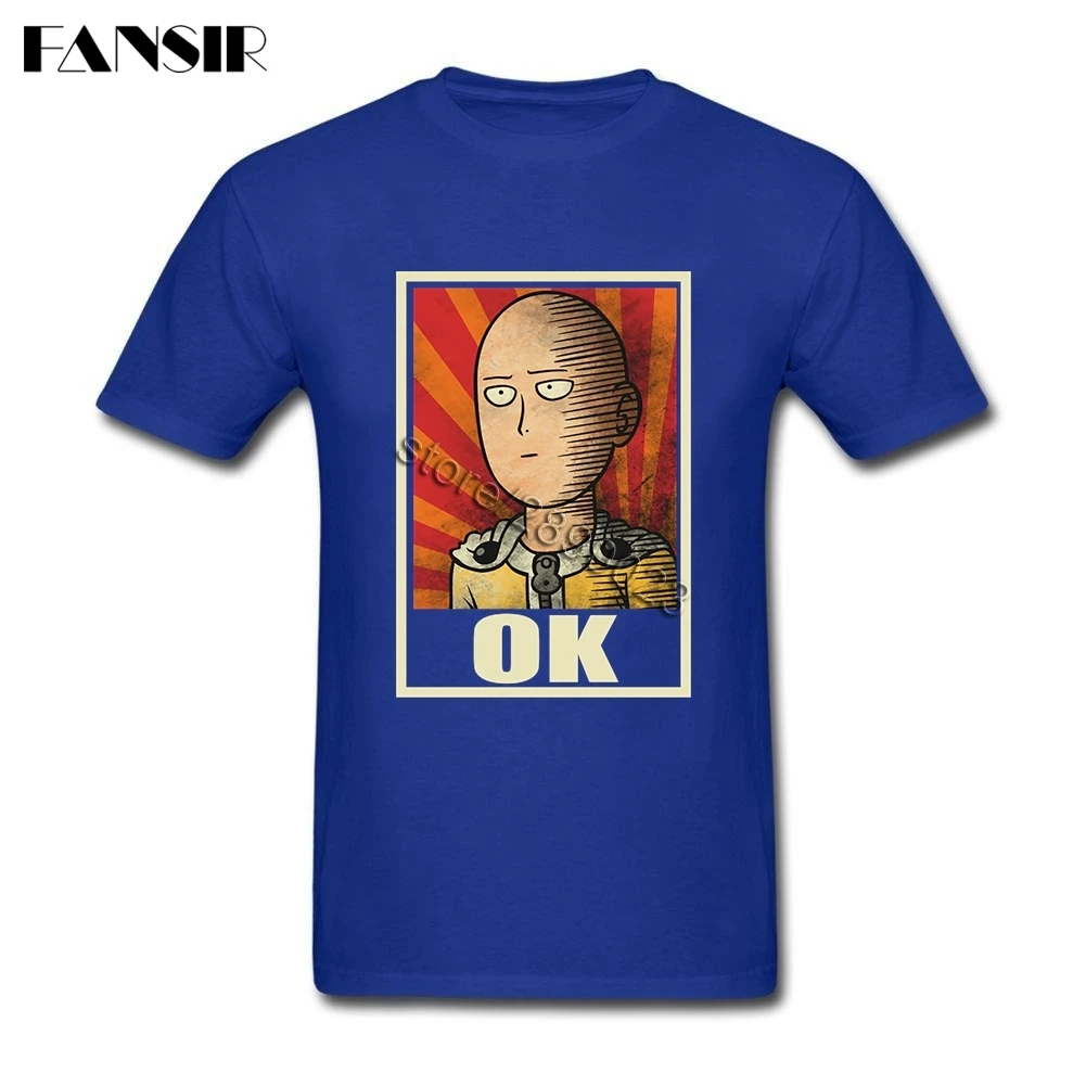 Футболка Swag One Punch Man Мужская футболка с коротким рукавом и круглым вырезом