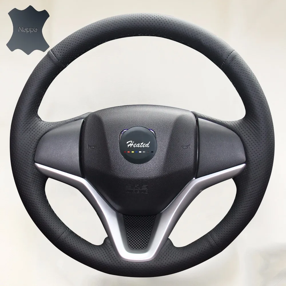 DIY крышка рулевого колеса для Honda New Fit городской Джаз HRV HR-V Vezel- оплетка на руле