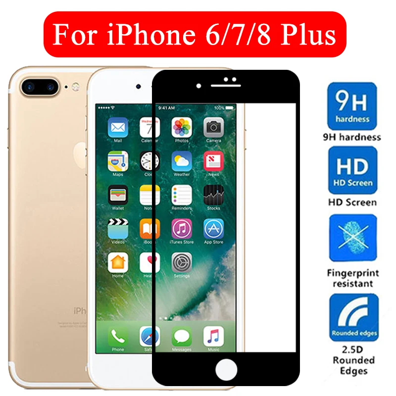 Бронированное защитное стекло IPhone8plus Защита экрана для apple iphone 7plus 6 6s 7 8