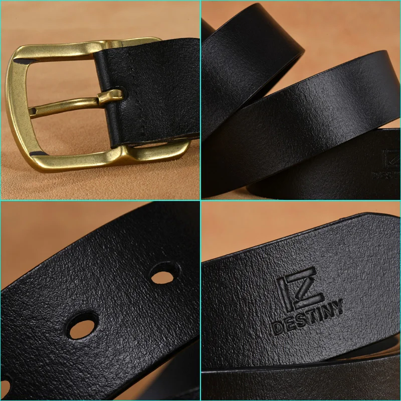 Судьба 100% натуральная кожа ремни для мужчин Роскошные известных брендов ремень