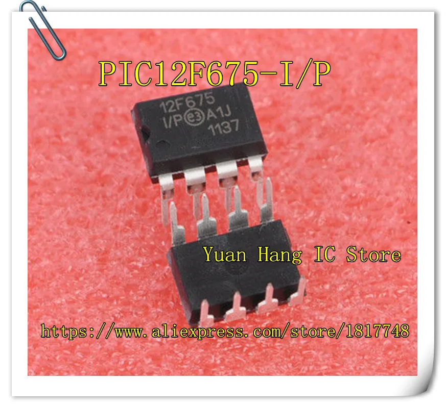 10 шт./лот PIC12F675 I/P I 12F675 микроконтроллер микросхема IC|Аксессуары для батарей и ЗУ| |