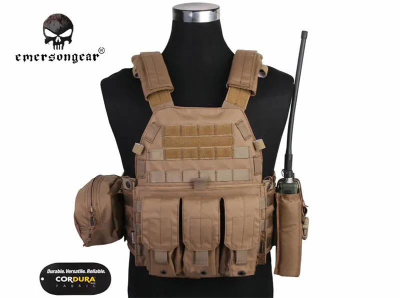 Снаряжение Emerson LBT6094A стильный жилет с мешками страйкбол Painball Военная армейская Боевая Экипировка EM7440G AT/FG