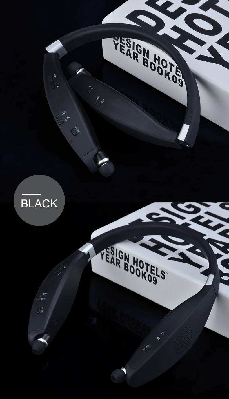 Наушники PLUFY Bluetooth CSR4.1, беспроводная спортивная Гарнитура, бас стерео колонки, наушники с микрофоном CVC6.0, наушники