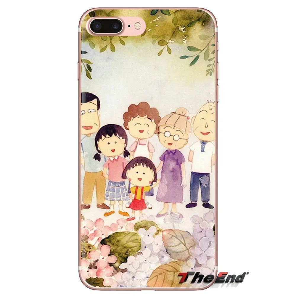 Мягкие прозрачные чехлы для Samsung Galaxy A3 A5 A7 A9 A8 Star A6 Plus 2018 2015 2016 2017 Chibi Maruko Chan Japan |