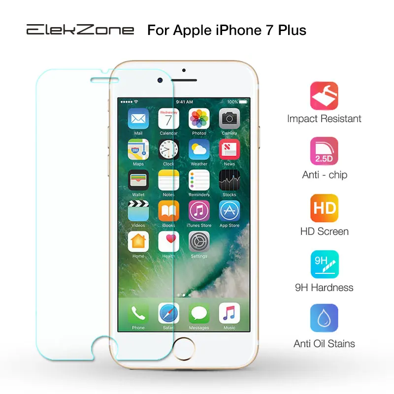 For iPhone 7plus Закаленное стекло для iPhone X XS MAX XR Защитная пленка для экрана для iPhone 11 pro max Защитное стекло для iPhone XS max 6 6s 7 8 X - Цвет: For iPhone 7plus