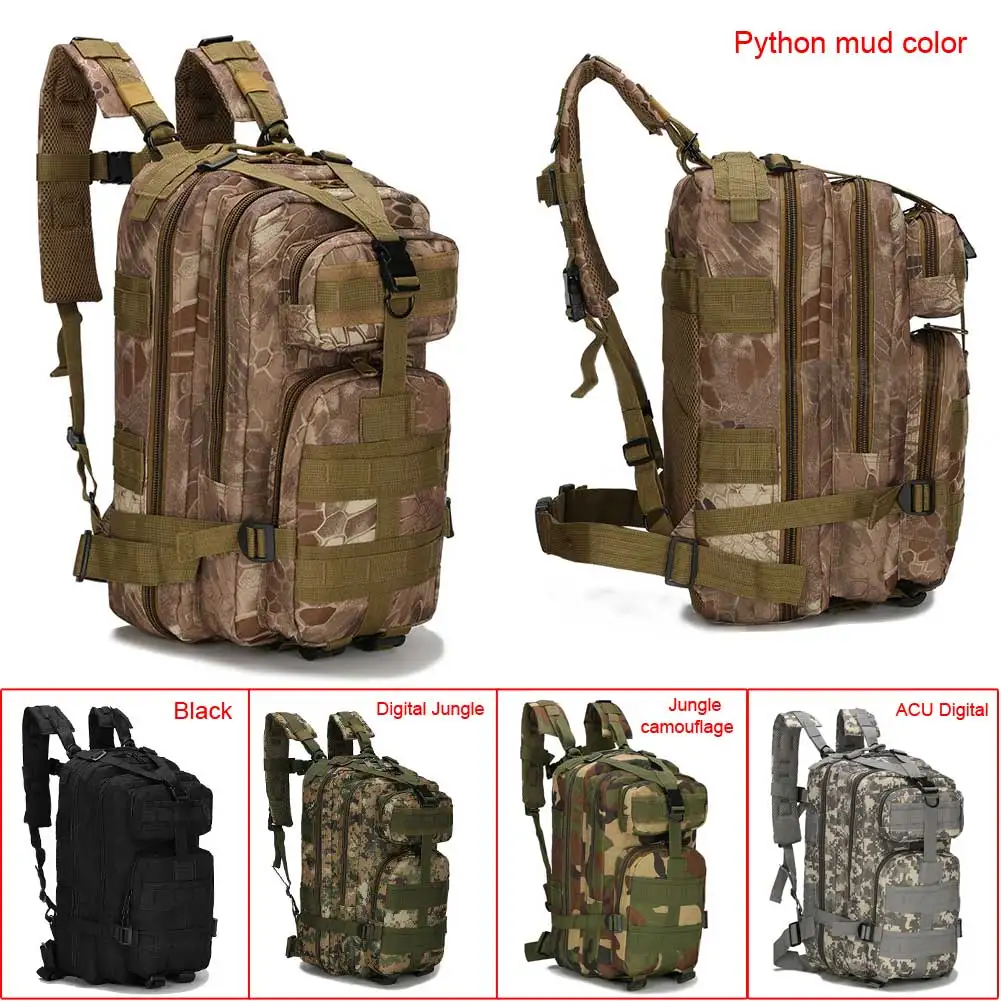 

Camping Climbing Sport Bag Tactical Camouflage Bag Men Outdoor Waterproof Backpack Hiking Rucksack Military Trekking Backpack