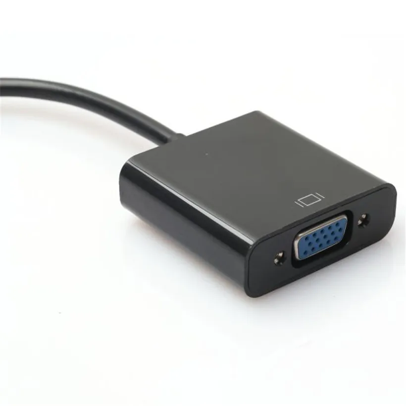 Расширенный 2018 новый компьютерный адаптер Micro USB DisplayPort DP папа-VGA Женский видео