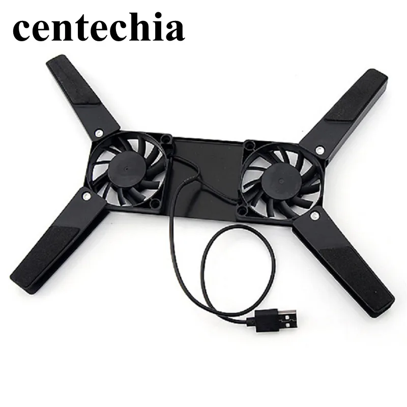 Охлаждающая подставка с вращающимся usb вентилятором 2 вентилятора кулер для