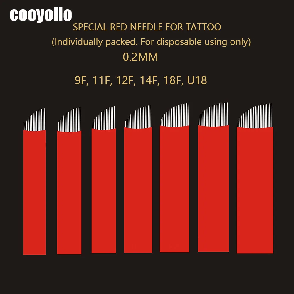 50 шт. иглы для микроблейдинга бровей 0 20 мм|Иглы тату| |