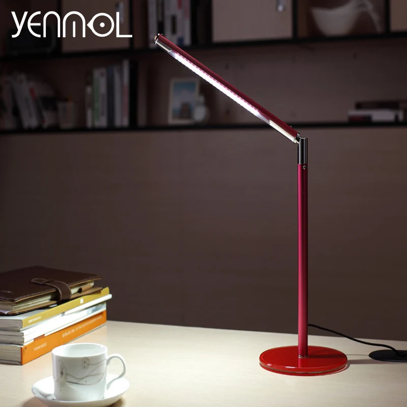 Yenmol новый современный Светодиодные настольные лампы творческий металл складной