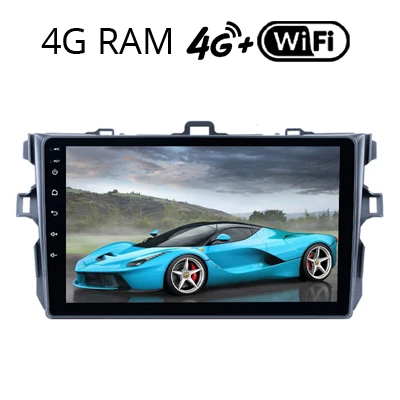 Corolla 2009-13 4G Sinosmart Android 8,1 Автомобильный gps навигатор для Toyota Lewin Corolla 2009 2010 2011 2012 2013 Carplay опционально - Цвет: Corolla 2009-13 4G