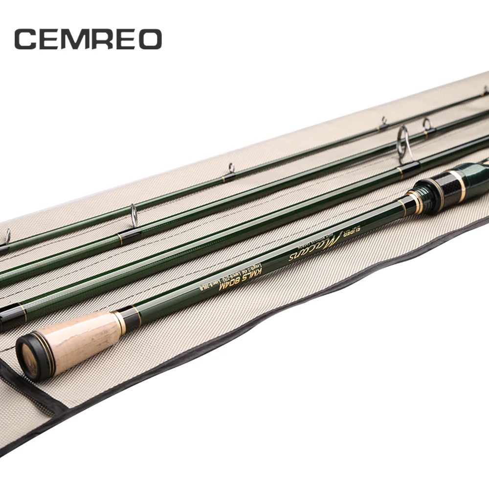 CEMREO Carbon medium action 1 8 м 2 М 4 3 секции портативная спиннинговая удочка|Удочки| |