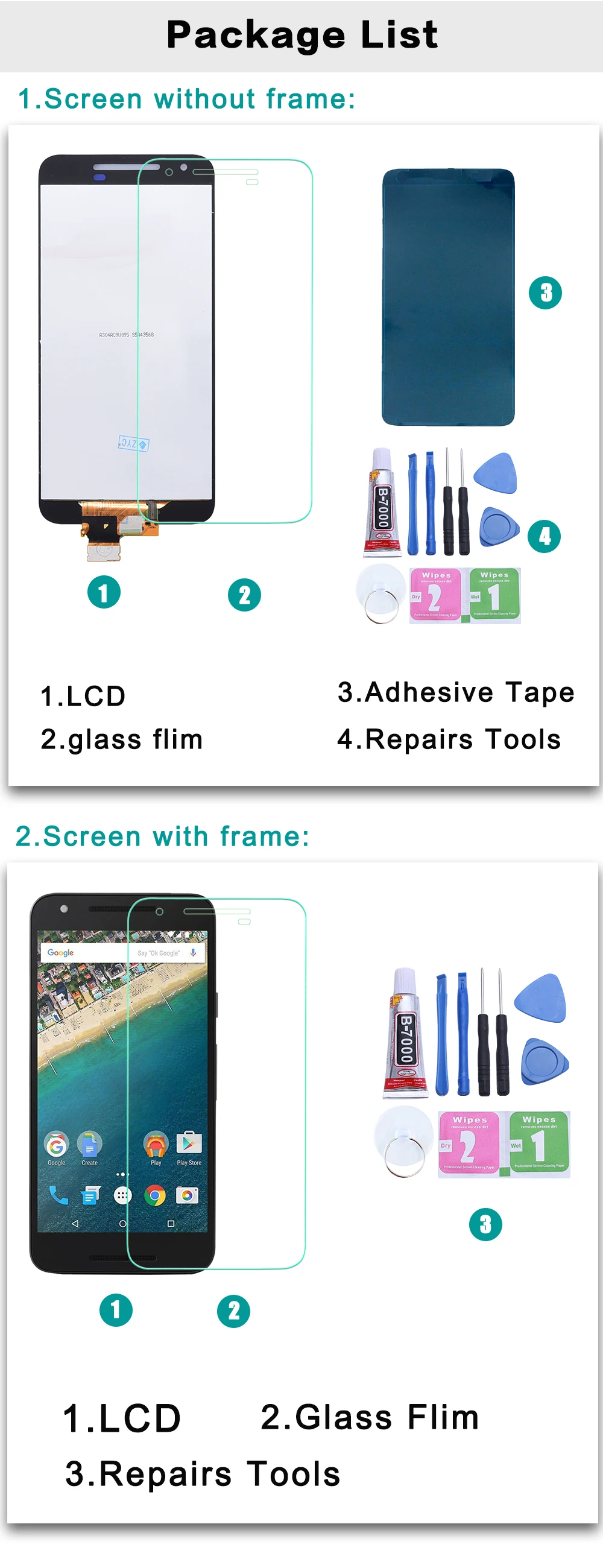 Протестированный 5," черный дисплей для LG Nexus 5X ЖК сенсорный экран дигитайзер Замена для LG Nexus 5X дисплей H791
