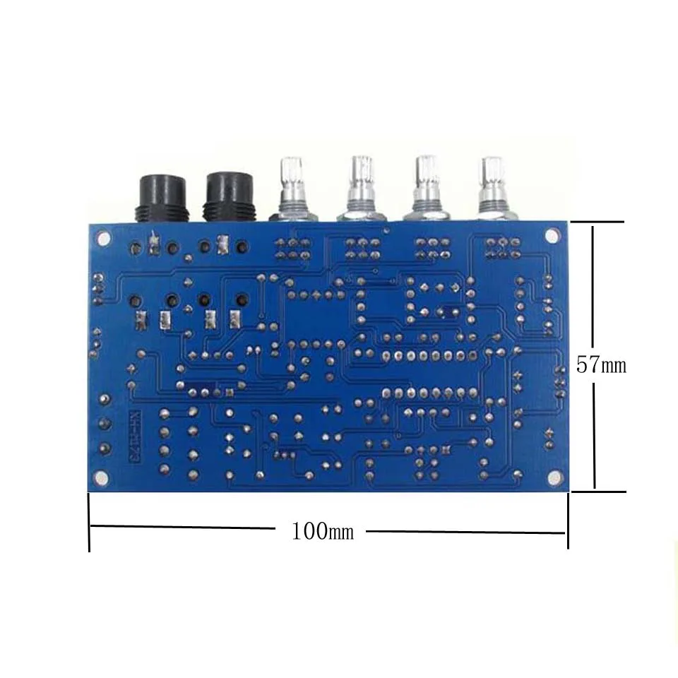 Луся AC12V двойной усилитель мощности микрофон доска караоке реверберация XH-M173 C3-003