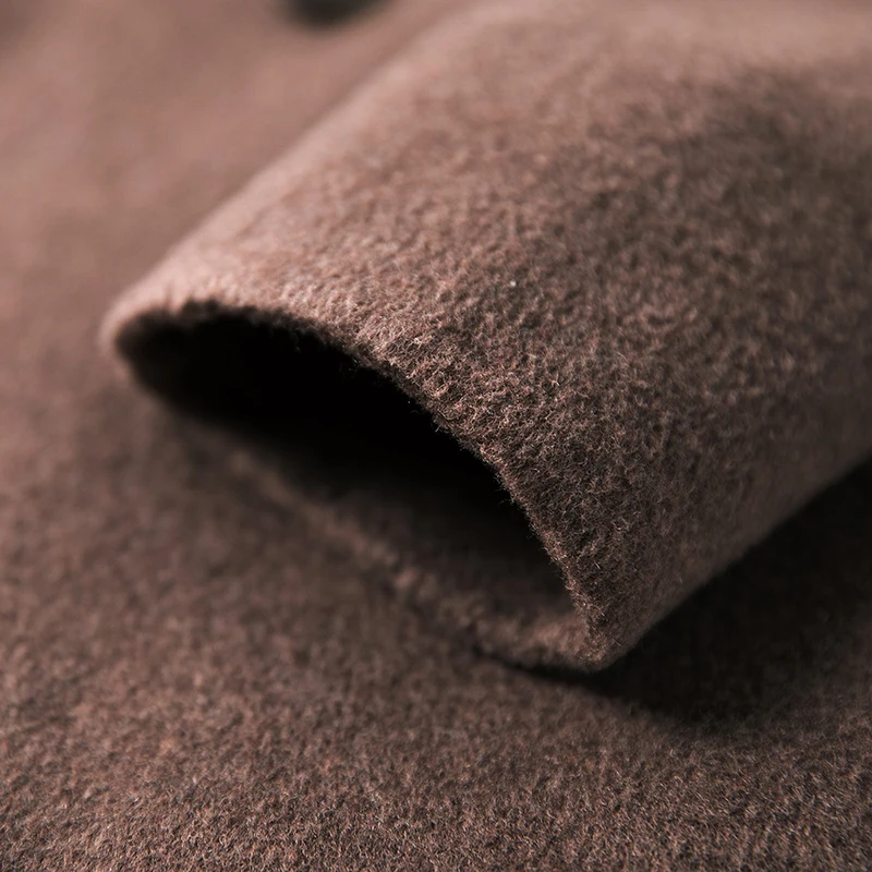 Мужское шерстяное пальто из верблюжьей шерсти термо кашемировые больших