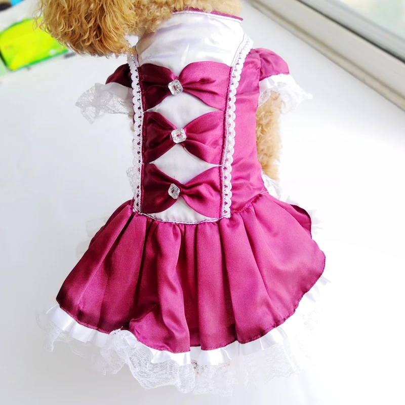 В продаже собачье свадебное платье стразы роскошное домашнее животное кошка