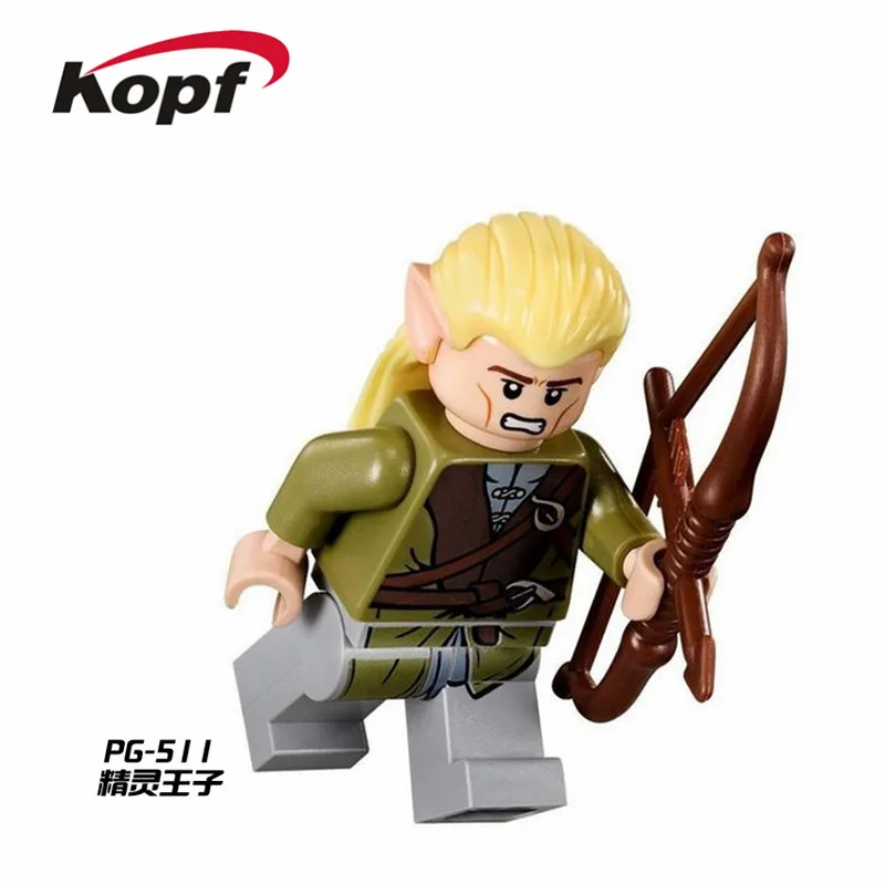 PG511 Without Box PG554 Одиночная Aragon Samwise Gamgee серия фильмов фигурки Saruman Beorn модель здания Beorn блоки для детей игрушки подарок - Цвет: PG511 Without Box