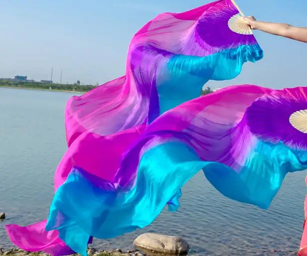 Оптовая продажа ручная работа танец живота поклонение искусство шелк бамбук