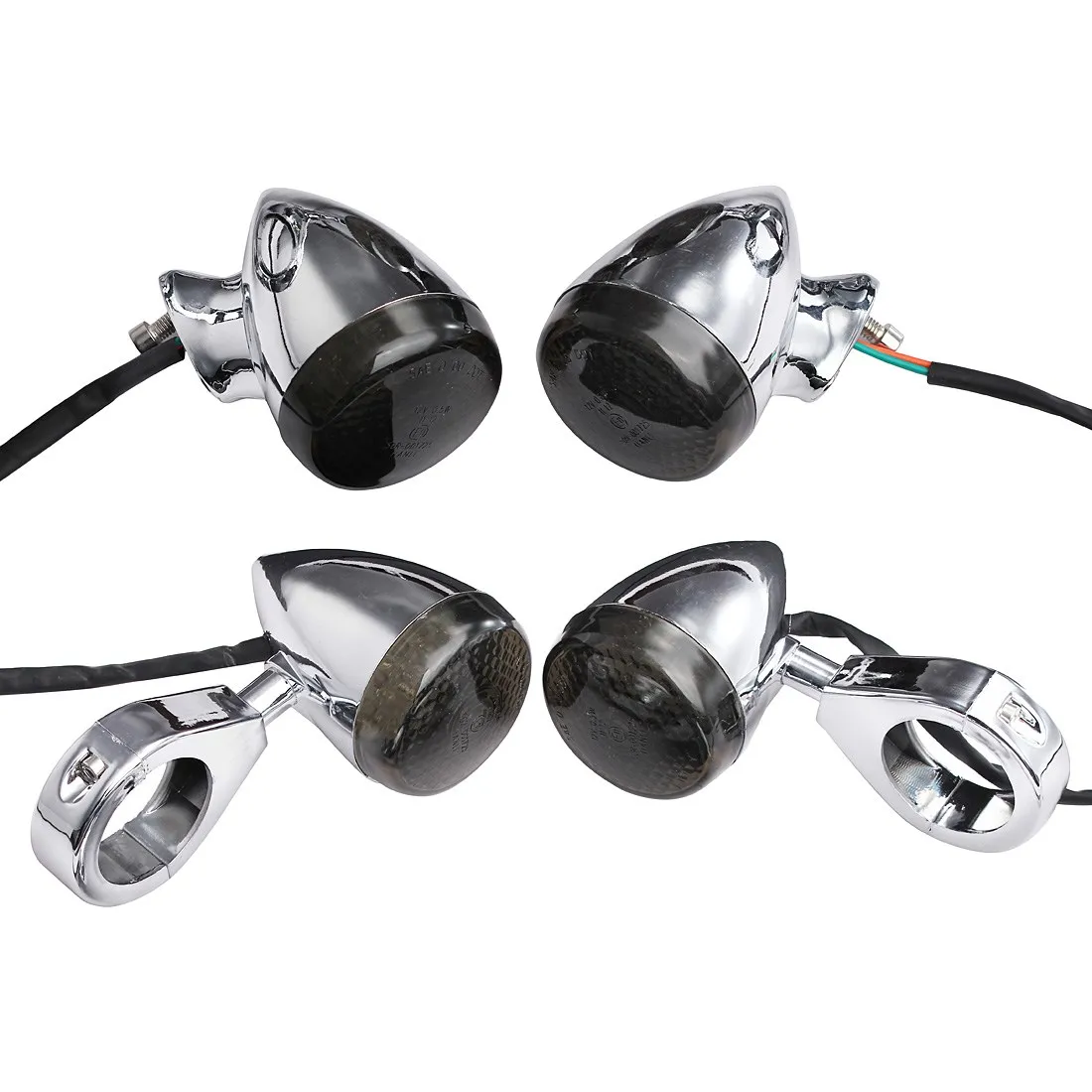 Светодиодный указатель поворота мотоцикла 4 шт. для Davidson Sportster/Dyna с вилкой 39 мм|light