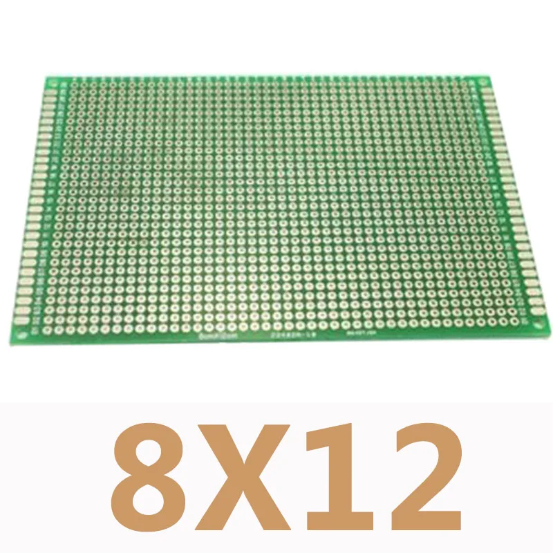 1 шт. 8X12 см двухсторонний медный прототип DIY универсальная печатная плата печатной платы для Arduino