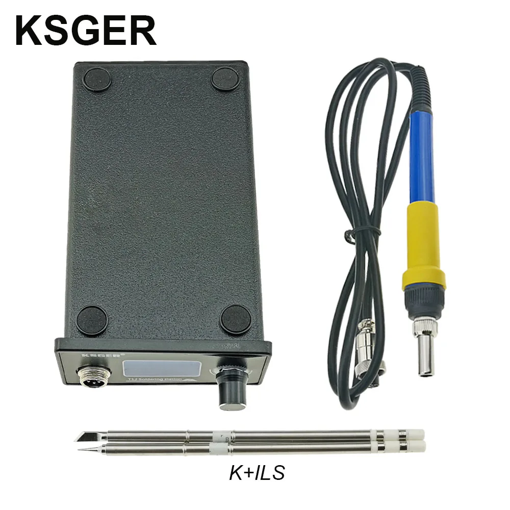 sets 2 Ksger T12 паяльник станция STM32 OLED DIY Наборы припоя Электрический Инструменты Сварка паяльников Температура контроллер ручка - Цвет: sets 2