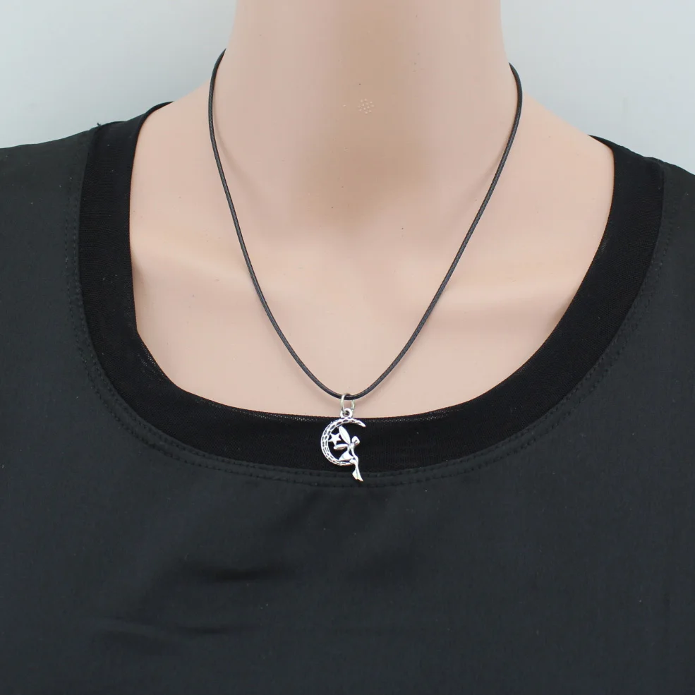 Trusta Новинка 2017 года Для мужчин/Для женщин Jewelry Винтаж Silver Moon Девушка звезда