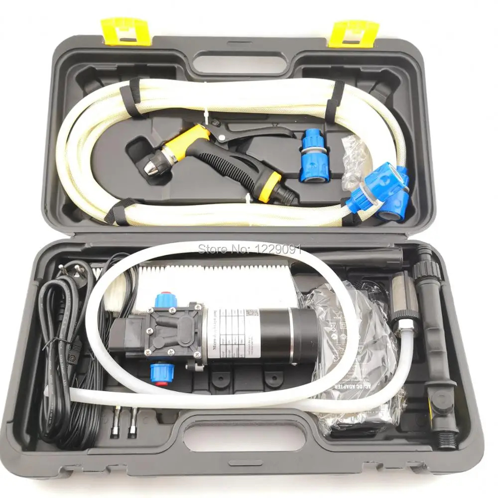 Купить Портативная Автомойка высокого давления, 100 Вт, 12 В, с водяным насосом