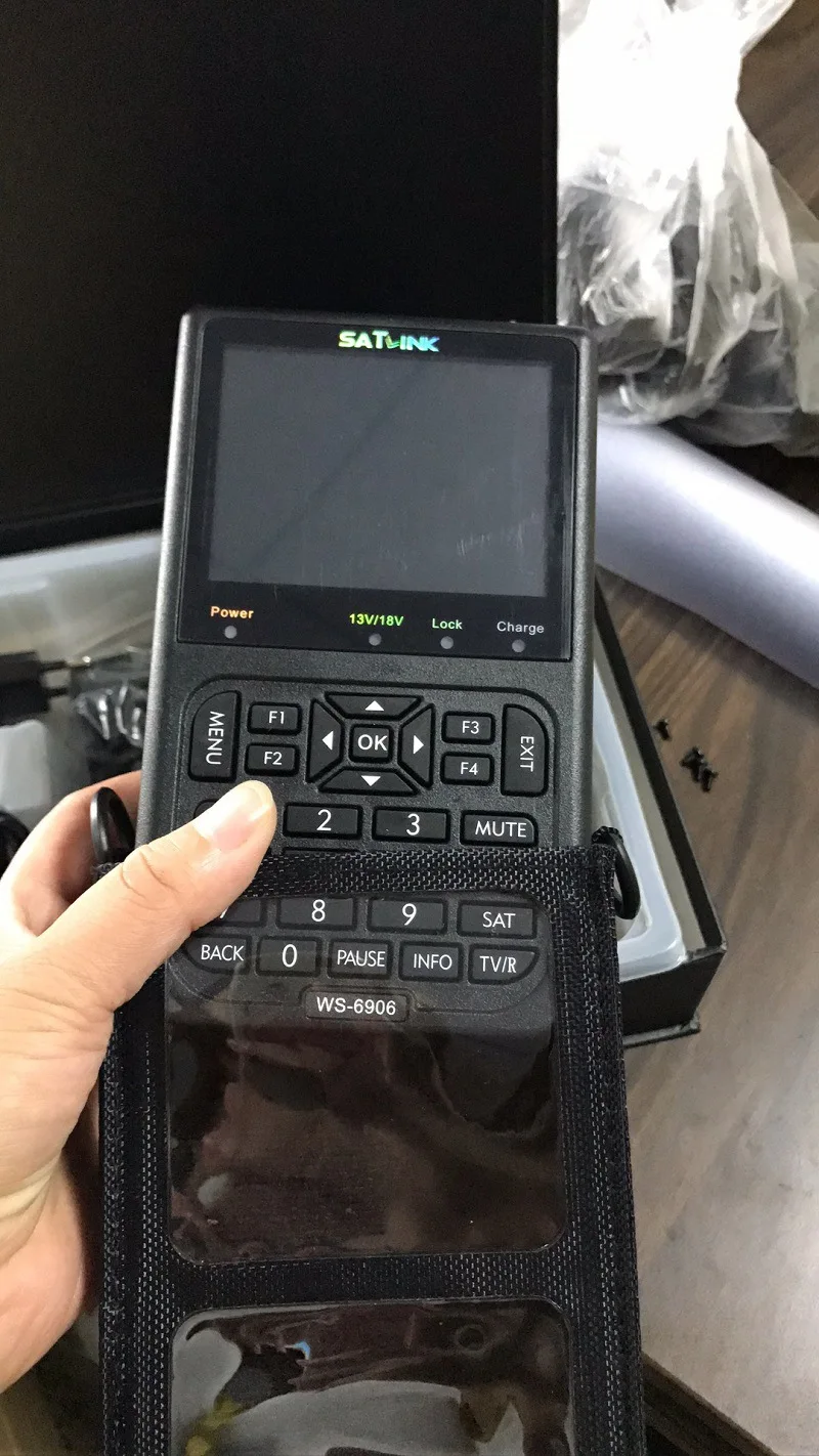 Оригинальный спутниковый искатель Satlink 6906 3 5 &quot цифровой измеритель FTA WS |