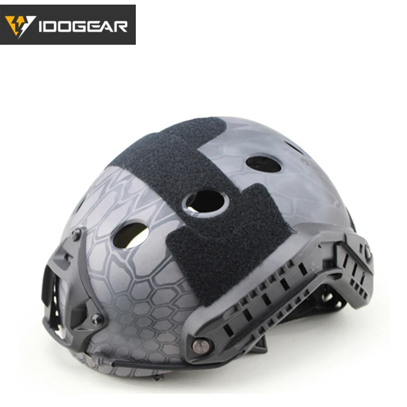 IDOGEAR Tacitcal Быстрый Шлем PJ Тип Расширенная настройка w/NVG кожух + Боковая рейка